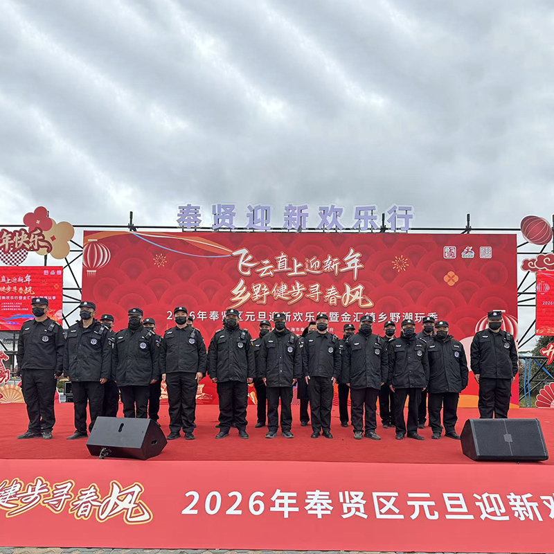 大型安保活动-奉贤区元旦迎新活动